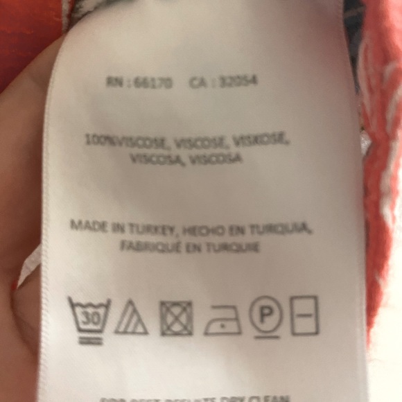 ANTHROPOLOGIE Maeve Romina Scarf-Printed Top - Picture 6 of 6